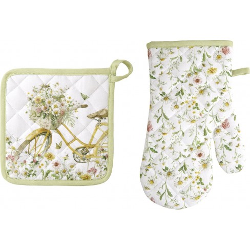 Ръкохватки за горещо Wildflower And Butterfly